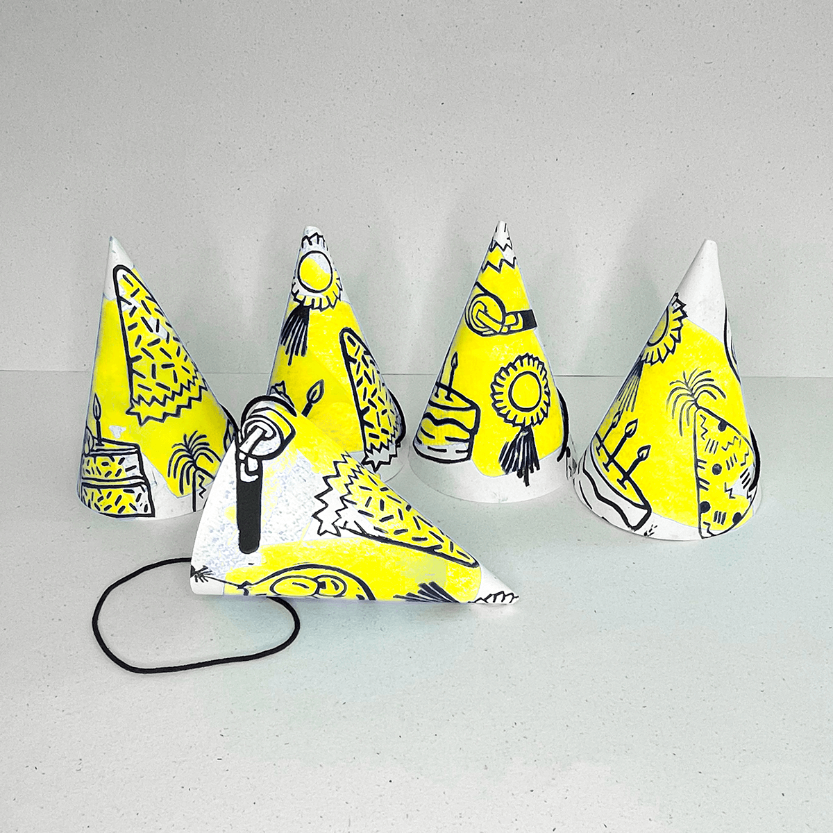 Birthday Party Hats (8 pack)