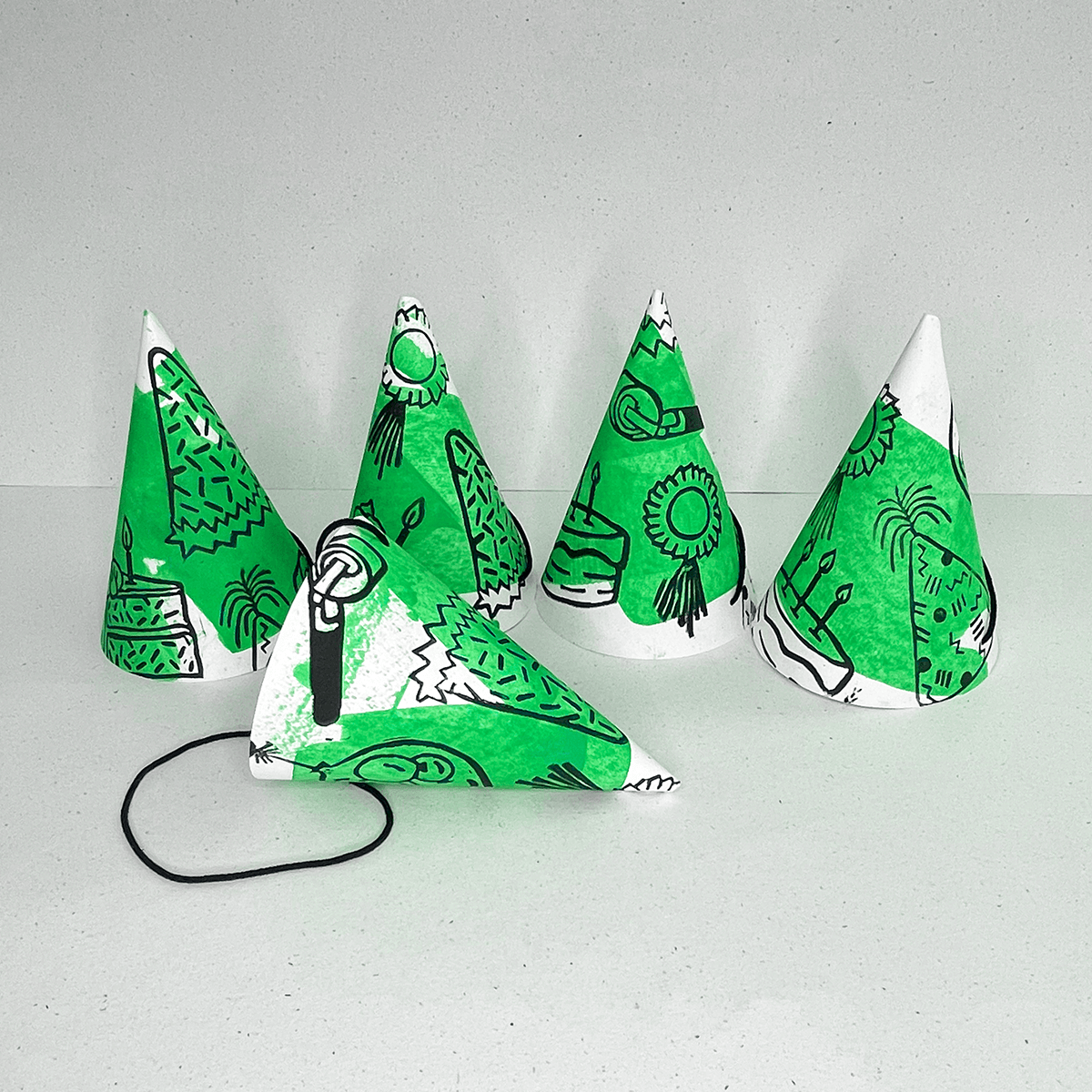 Birthday Party Hats (8 pack)