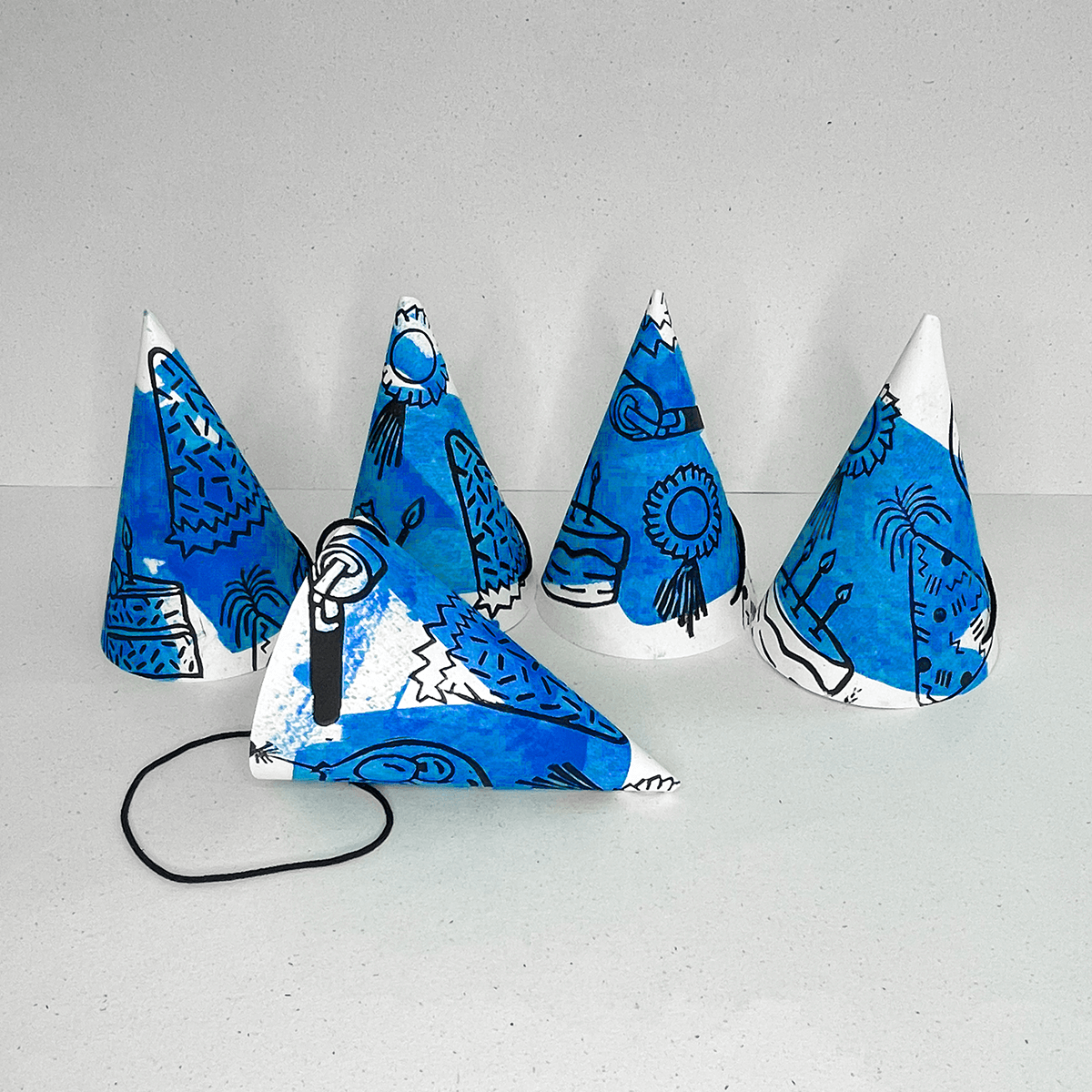 Birthday Party Hats (8 pack)