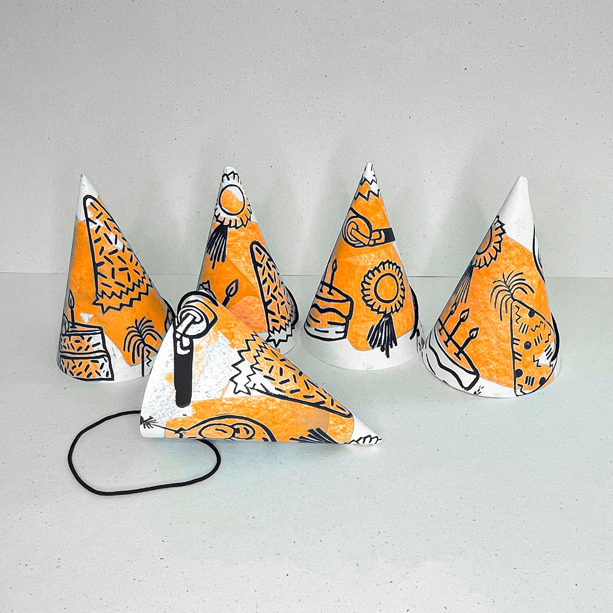 Birthday Party Hats (8 pack)