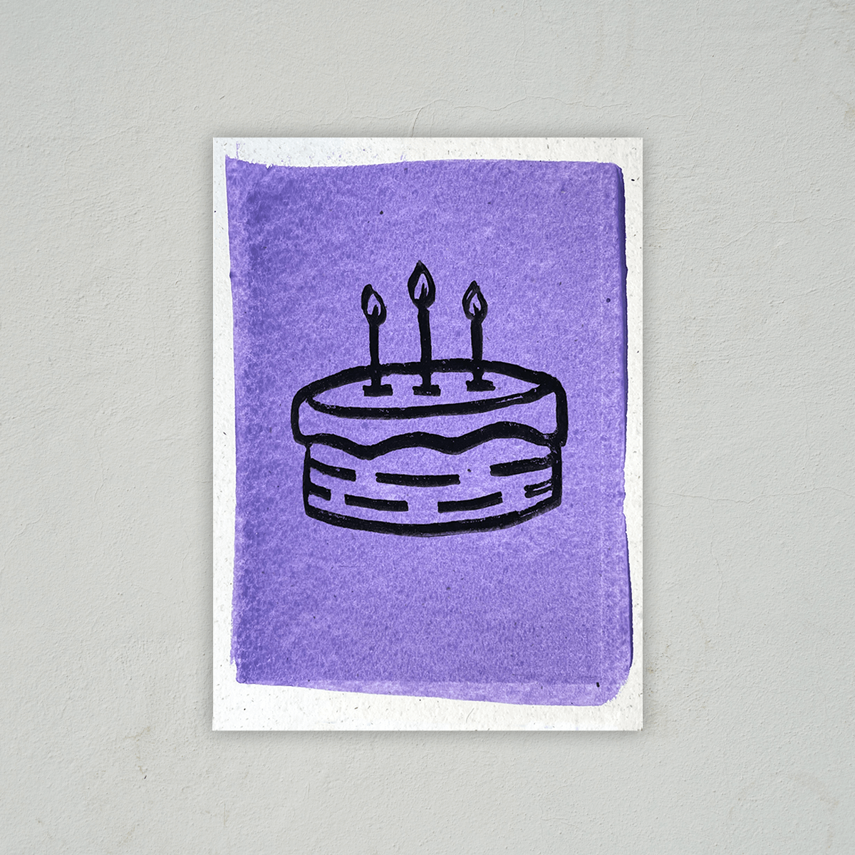 Birthday Cake - Birthday Card