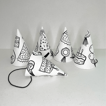 Birthday Party Hats (8 pack)