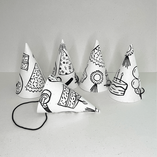 Birthday Party Hats (8 pack)
