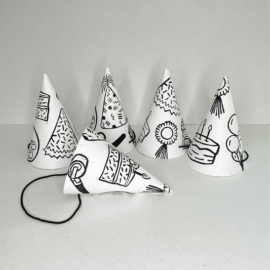 Birthday Party Hats (8 pack)