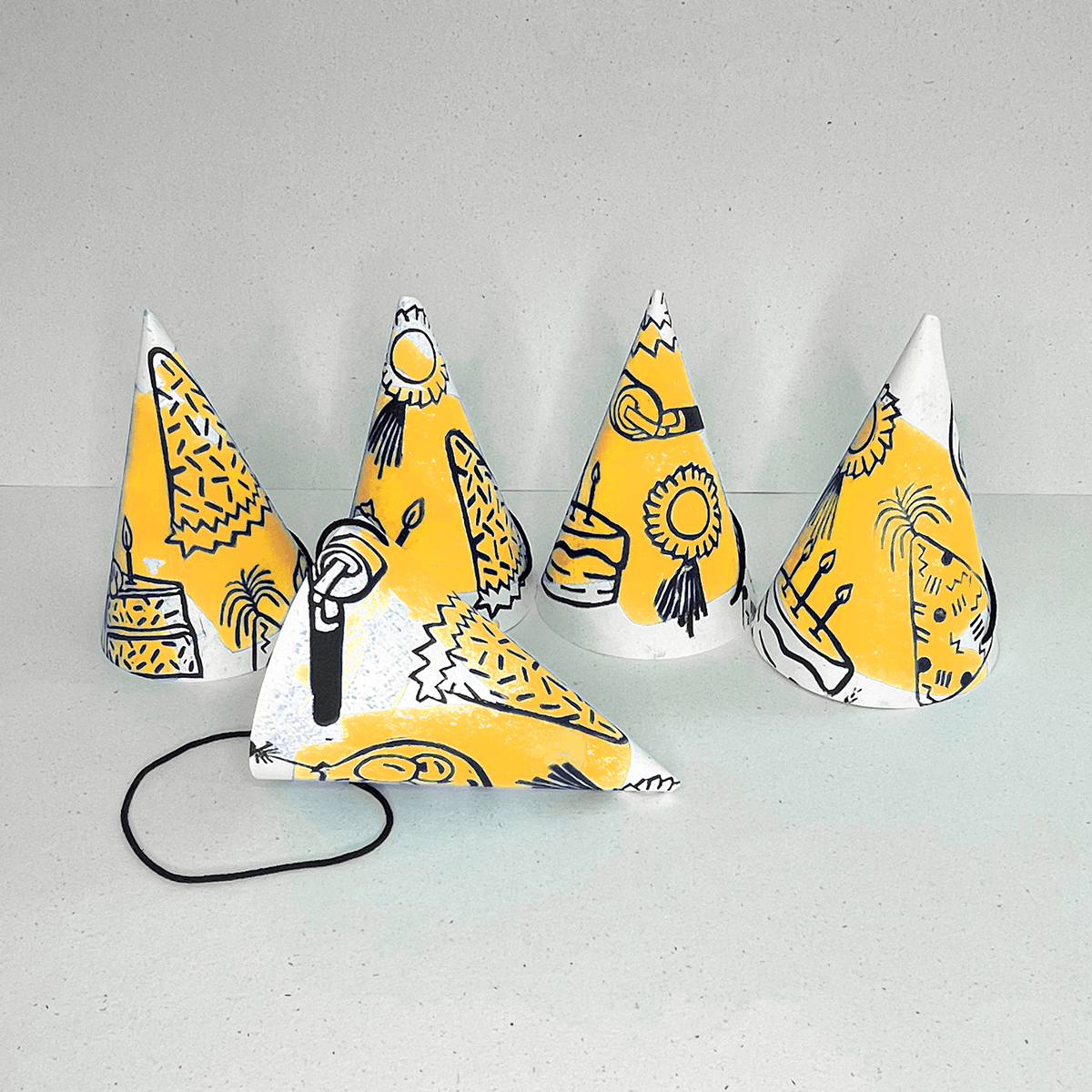 Birthday Party Hats (8 pack)