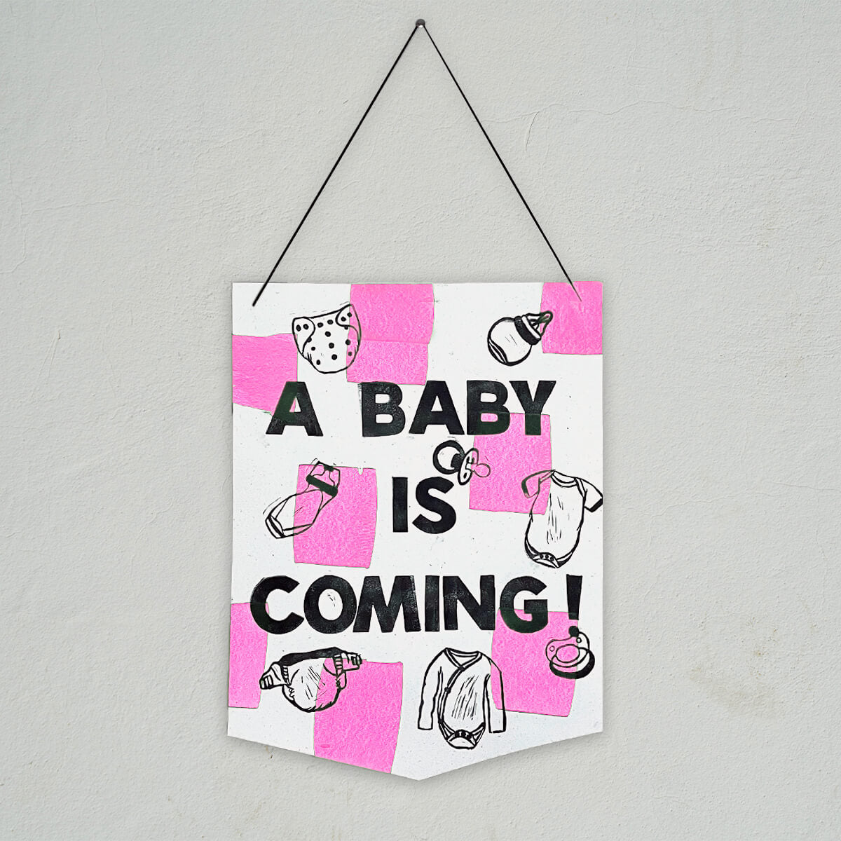 Baby Shower Wall Hanging